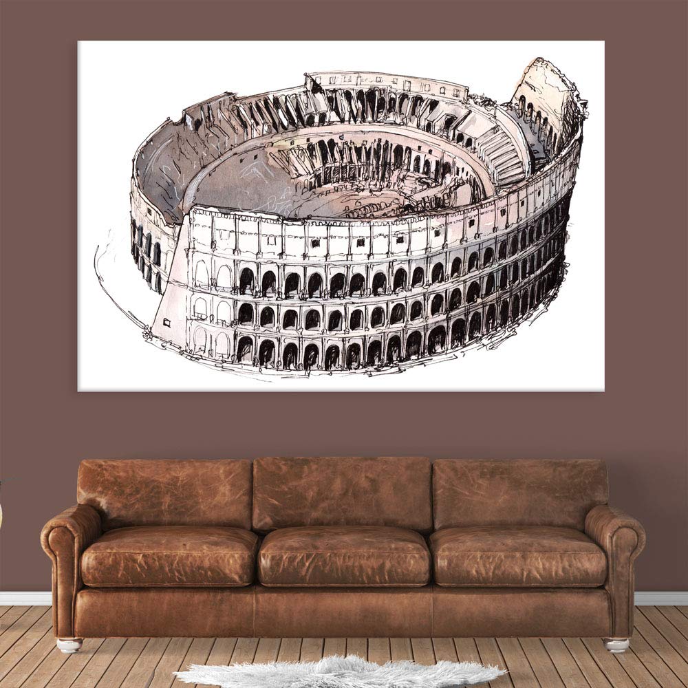 inep-b07hvz6zwy-colosseum-tastic-rome-canvas-unframed-to-transport-you-back-(91x61cm)-hanging-above-a-modern-sofa..jpeg